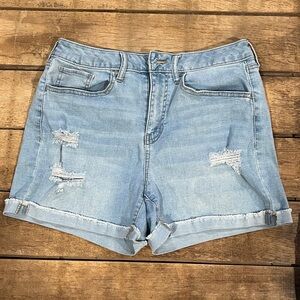 SO Juniors High Rise Cutoff Jean Shorts Size 11